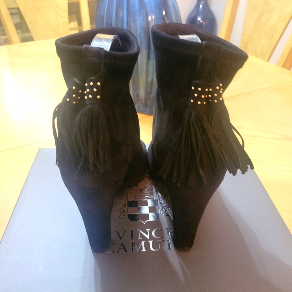 Suede Booties - image 2